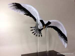 Raptor - Contemporary Paper Sculptures by Francene Levinson